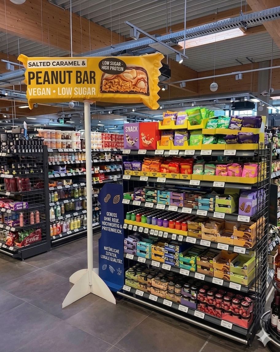 Abverkaufstest Supermarkt